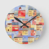 Venetië-Waterverf Ronde Klok (Voorkant)