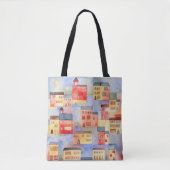 Venetië-Waterverf Tote Bag (Voorkant)