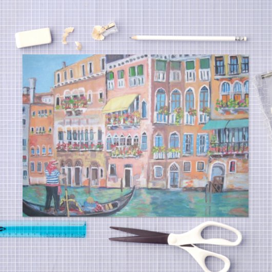 Venetië-weefselpapier Tissuepapier (Craft)