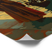  Venetië Zonsondergang Poster (Hoek)