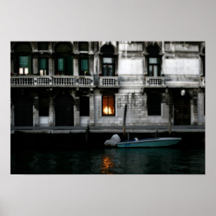venetiek 's nachts poster