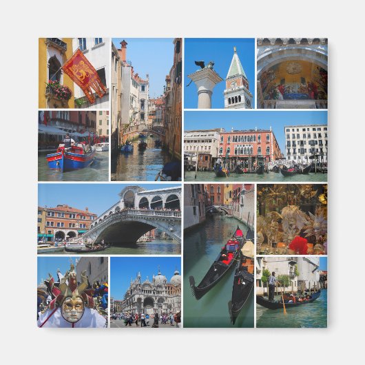 Venetiekcollage Magneet (Voorkant)