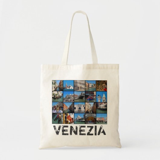 Venetiekcollage Tote Bag (Voorkant)