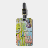 Venetiekkleuren Bagagelabel (Voorkant verticaal)