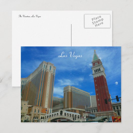 venetisch briefkaart (Voorkant / Achterkant)