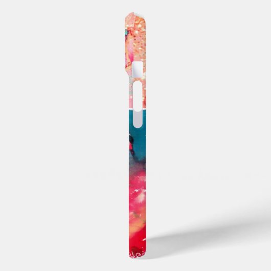 VENETISCHE MASKERADE - MASK IN RODE MONOGRAM Case-Mate iPhone CASE (Achterkant / Links)