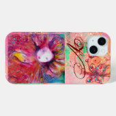 VENETISCHE MASKERADE - MASK IN RODE MONOGRAM Case-Mate iPhone CASE (Achterkant (horizontaal))