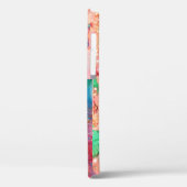 VENETISCHE MASKERADE - MASK IN RODE MONOGRAM Case-Mate iPhone CASE (Achterkant / Links)