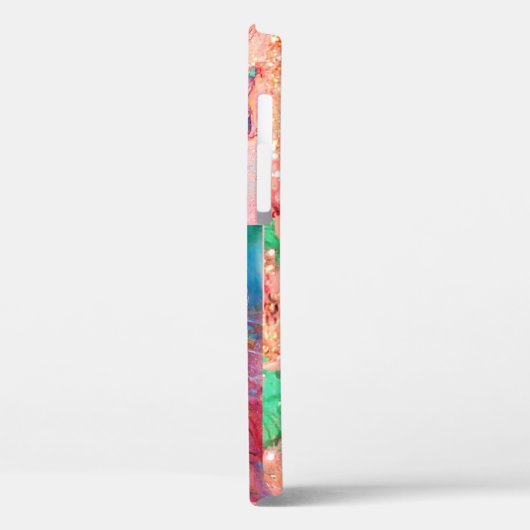 VENETISCHE MASKERADE - MASK IN RODE MONOGRAM Case-Mate iPhone CASE (Achterkant / Links)