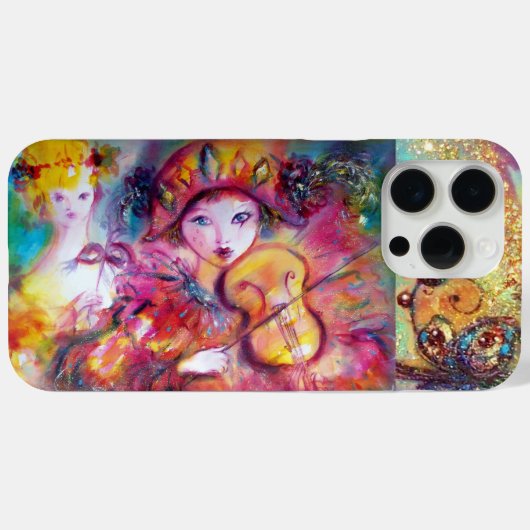 VENETISCHE MASQUERADE / HARLEQUINE EN COLUMBINE Case-Mate iPhone CASE (Achterkant (horizontaal))