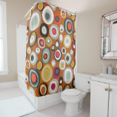 veneto boho spot amber douchegordijn (In situ)