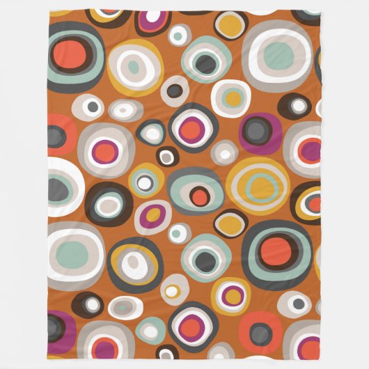 veneto boho spot amber fleece deken (Voorkant)