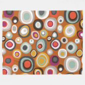 veneto boho spot amber fleece deken (Voorkant (Horizontaal))