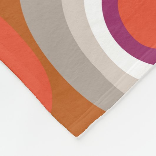 veneto boho spot amber fleece deken (Hoek)