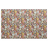 veneto boho spot chocolade stof (Yard (91,4 cm))