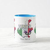Veneto Italië Retro Regio Kaart  Souvenir Mok (Midden)