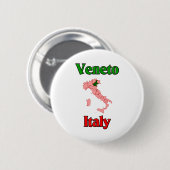 Veneto Italië Ronde Button 5,7 Cm (Voorkant /achterkant)