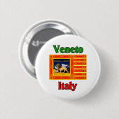 Veneto Italië Ronde Button 5,7 Cm (Voorkant /achterkant)