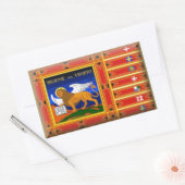 Veneto (Italië) Vlag Rechthoekige Sticker (Envelop)