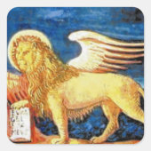 Veneto (Italië) Vlag Vierkante Sticker (Voorkant)