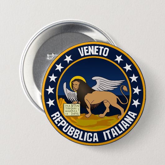 Veneto Ronde Button 7,6 Cm (Voorkant /achterkant)