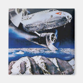 Venez en Suisse ~ Kom naar Zwitserland Magneet (Voorkant)