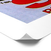 Venez en Suisse ~ Kom naar Zwitserland Poster (Hoek)