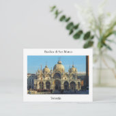 Venezia, Basilica di San Marco Briefkaart (Staand voorkant)