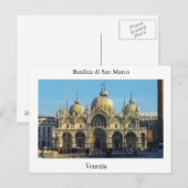 Venezia, Basilica di San Marco Briefkaart (Voorkant / Achterkant)