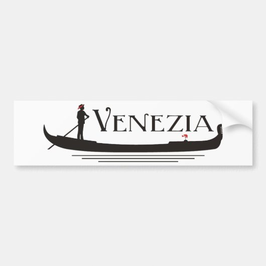 Venezia Bumpersticker (Voorkant)