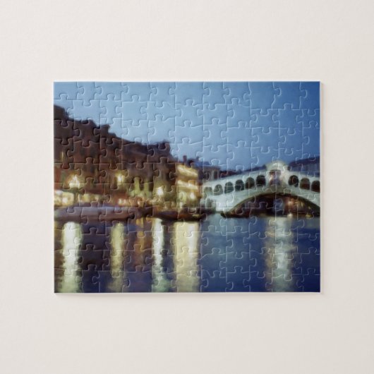 Venezia Di Notte (Venetië bij Nacht) Legpuzzel (Horizontaal)