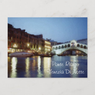 Venezia Di Notte (Venetië te nacht) Briefkaart