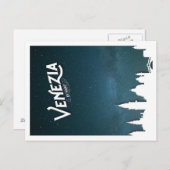 Venezia door Night - briefkaart (Voorkant / Achterkant)