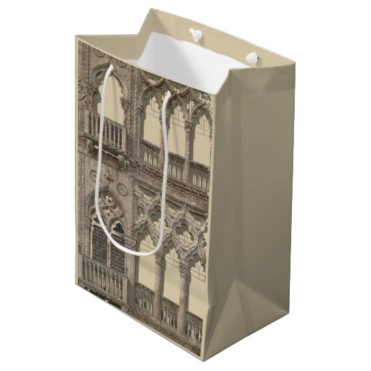 Venezia D'Oro Medium Cadeauzakje (Voorkant Gekanteld)