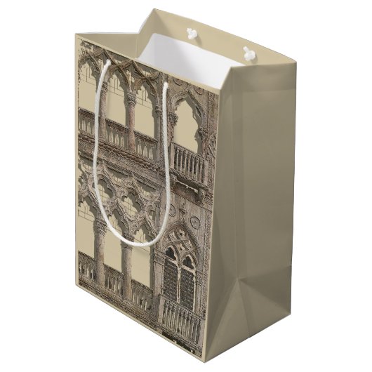 Venezia D'Oro Medium Cadeauzakje (Achterkant Gekanteld)