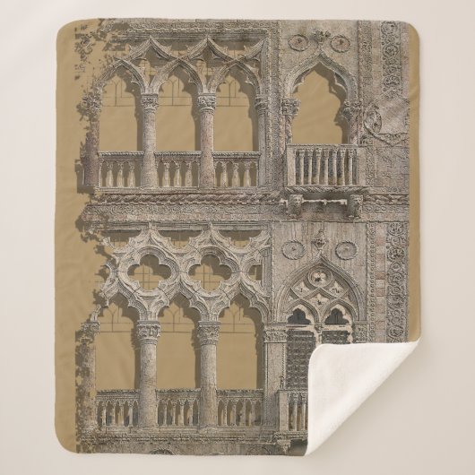 Venezia D'Oro Sherpa Deken (Voorkant)