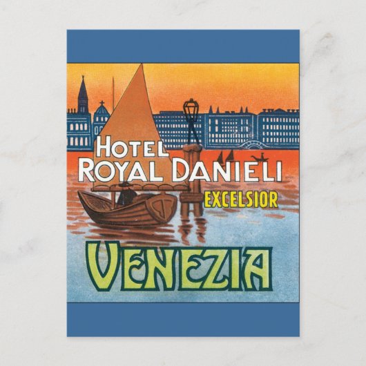 Venezia Hotel Royal Danieli Briefkaart (Voorkant)