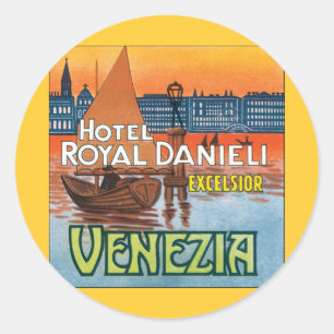 Venezia Hotel Royal Danieli Ronde Sticker
