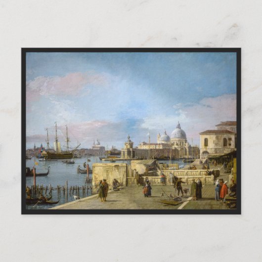 Venezia, Italia Canaletto Briefkaart (Voorkant)