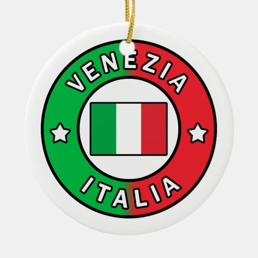 Venezia Italia Keramisch Ornament (Voorkant)