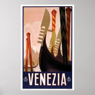 Venezia - Italiaans reisbureau Poster