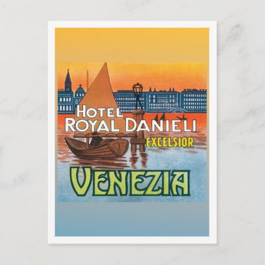 Venezia Italië Briefkaart (Voorkant)