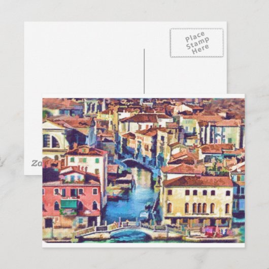 Venezia, Italië Briefkaart (Voorkant / Achterkant)