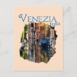 Venezia, Italië: Colorful Canal Briefkaart
