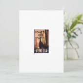 Venezia Italië, KOM NAAR ONZE PARTIJ! Kaart (Staand voorkant)