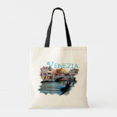 Venezia, Italië: langs het kanaal Tote Bag (Achterkant)