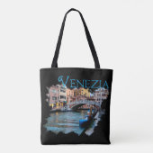 Venezia, Italië: langs het kanaal Tote Bag (Achterkant)