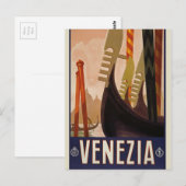  Venezia Italië Reistoerisme Briefkaart (Voorkant / Achterkant)