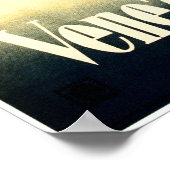 VENEZIA LIDO Venice Italië Reisposter Poster (Hoek)