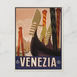 Venezia | Reisposter van Venetië Briefkaart